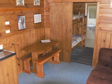 Cabin Interior at Wings Wildlife Park