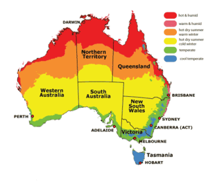 Australian Climate Map