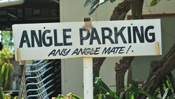 Angle Parking, any angle with do at the Daly Waters Pub in the Northern Territory. Photo by Penny Smith