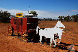 The Cobb and Co Coach Mailbox - Rosewood NSW