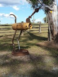 Dino Roo Letterbox - photo by Vivienne Tracy