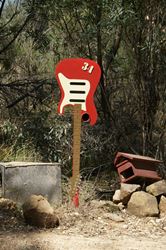 Electric Guitar? Guess again, it's their letterbox - Victoria