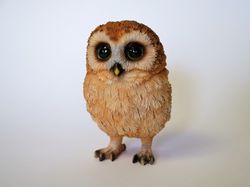 Baby Barn Owl Figurine