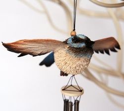 Blue Wren Wind Chime