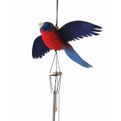 Crimson Rosella Wind Chime