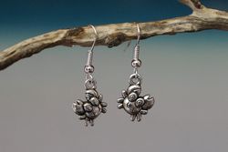 Cute Silver Crab Earrings