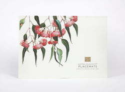 Eucalypt Placemats - 4 x Assorted Dining Placemats, Double sided Placemat size - W 29cm x 