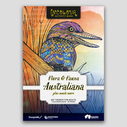 Flora and Fauna Australiana Adult Colouring Book