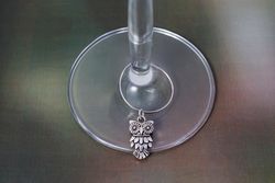 Wine Charm - Owl