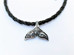 Whale Tail Bracelet - Silver Charm