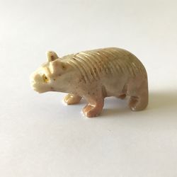 Wombat Stone Carving